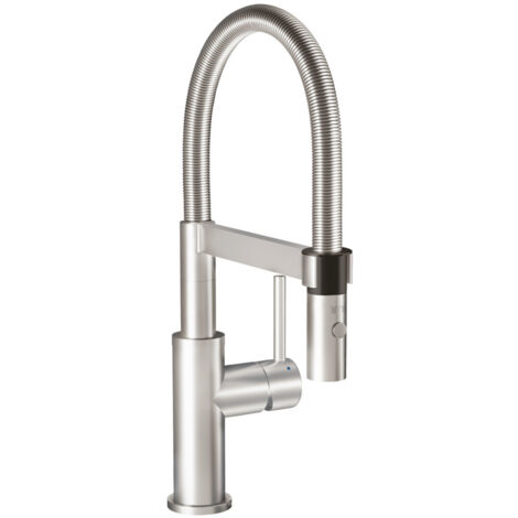 Villeroy & Boch Mitigeur cuisine rabattable Steel Expert Compact Window , acier inoxydable