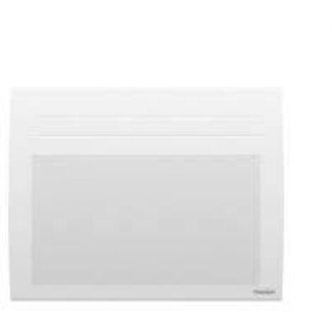 Thermor – Panneau rayonnant digital 500W horizontal blanc – Corps en aluminium pour chaleur immédiate – Programmation personnalisable – 443217