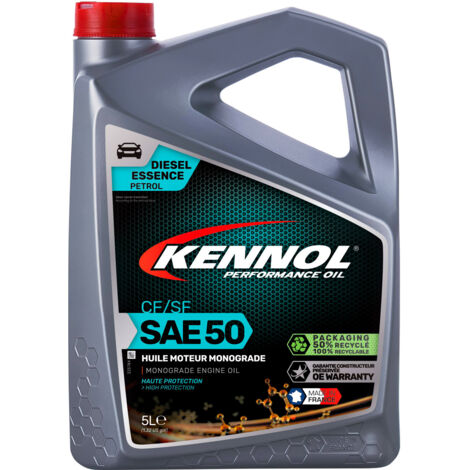 KENNOL Huile moteur TOURING 20W50, bidon 5 litres