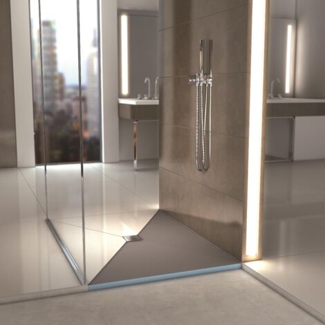Receveur rectangle WEDI Fundo Primo écoulement excentré 1200x900x40mm