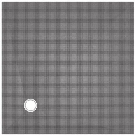 Wedi – Receveur de douche carré 1500x1500mm – Écoulement excentré – Système prêt à carreler – Étanchéité maximale pour espaces privés et publics