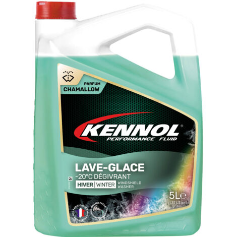 KENNOL Lave-glace -20°C dégivrant anti-pluie Chamallow, bidon 5 litres