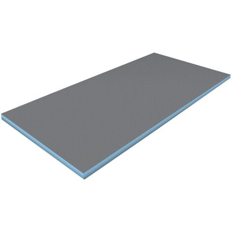 Wedi – Panneau de construction 125 x 60 cm – Épaisseur 4 mm – Mousse rigide hydrofuge pour carrelage – Isolation thermique et vapeur
