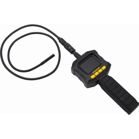 Stanley – Caméra d'inspection étanche IP67 avec sonde 90 cm et éclairage LED – Écran LCD 58,6 mm – Résolution 640 x 480