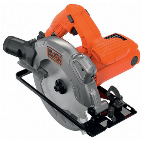 Black+Decker Scie circulaire 1250W - 190 mm, 5300 trs/min, coupe biaise à 45° - CS1250LK-QS (1/5)