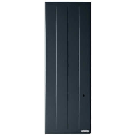 Thermor – Radiateur à inertie 2000W vertical aluminium gris ardoise – Compatible Cozytouch – Détection d'ouverture fenêtre – 430704