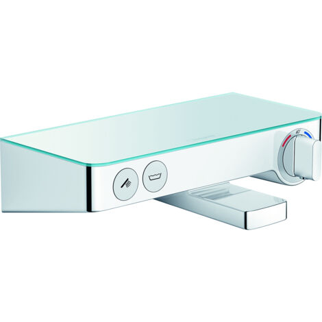 Hansgrohe – Mitigeur thermostatique de baignoire – Finition métal chromé – Entraxe 150 mm ± 12 mm – Débit 20 l/min – Sécurité à 40 °C