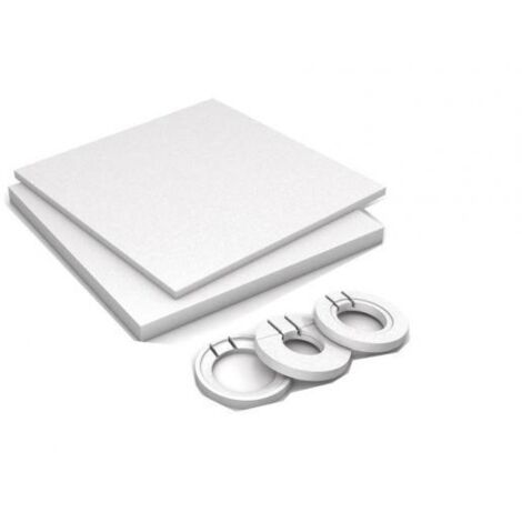 Wedi – Receveur de douche à carreler carré 1500x1500x90 mm – Étanchéité 100 % – Installation rapide pour chantiers humides