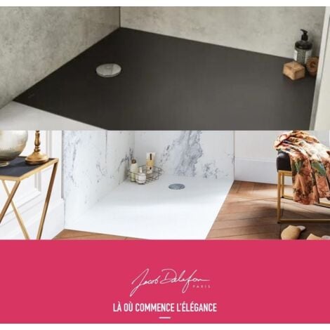 Receveur de douche 120 x 80 JACOB DELAFON Ipso rectangle blanc