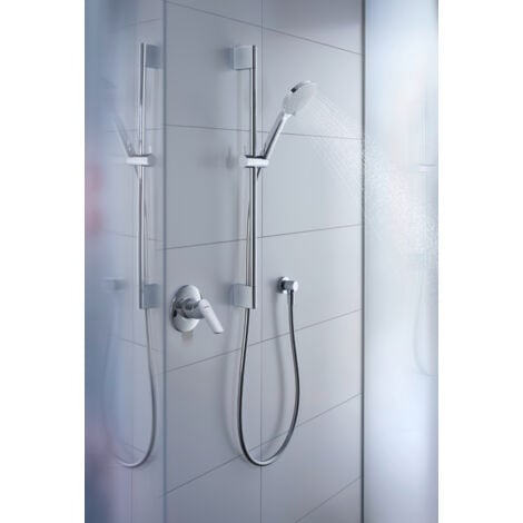 Support de Pommeau de Douche en ABS Chromé Support de Douche Clip sur Barre  de Douche Support de Douchette à Main Rotation à 360 ° pour Salle de Bain  Ovale,S 8XV6OOOLVB