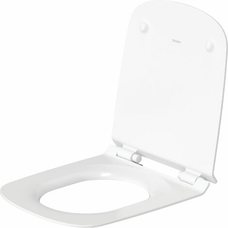 Duravit – Abattant WC DuraStyle blanc avec amortisseur de fermeture – Charnières inox – Duroplast résistant aux UV – 63790000 (1/10)