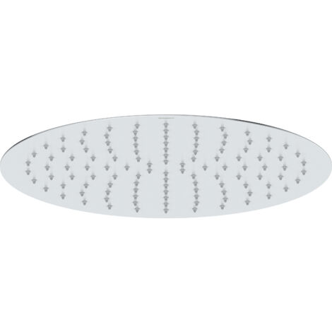 Douche de tête universelle Duravit en inox, avec jet Rain, ronde (Ø 400 mm) orientable, chromé (1/4)