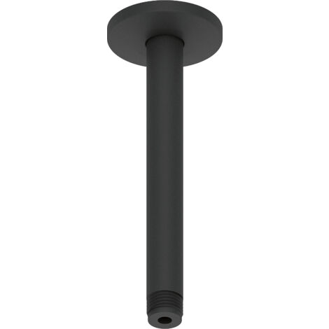 Bras de douche universel Duravit, pour montage au plafond (200mm), noir mat