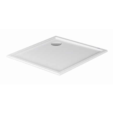 Duravit – Receveur de douche à encastrer 900x900 mm blanc – Acrylique sanitaire – Accès PMR – Bonde d'écoulement désaxée – 720115000000000 (1/5)