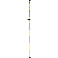 Stanley – Trépied pour niveau laser 3,3 m – Conception robuste en aluminium – 4 sections vissables et 1 télescopique – Support filetage 5/8" – 177184