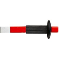 Facom – Burin 250mm pour béton armé – Protection de manche – Tranchant réaffûtable – Forgé en acier chrome vanadium