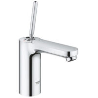 Mitigeur monocommande lavabo chromé – Technologie SilkMove – Économie d'eau GROHE EcoJoy – Hauteur 208 mm – Longueur bec 123 mm – 23800000