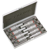 FACOM Coffret De 8 Tournevis De Précision Micro-Tech - AEF.J3 - Fendue Phillips