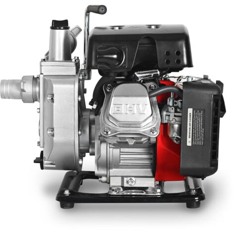 Motobomba para extraer y mover agua, 79cc, 2,6cv, caudal máxima caudal 12m3/h - altura máxima bombeo 18m -  GREENCUT GWP200X