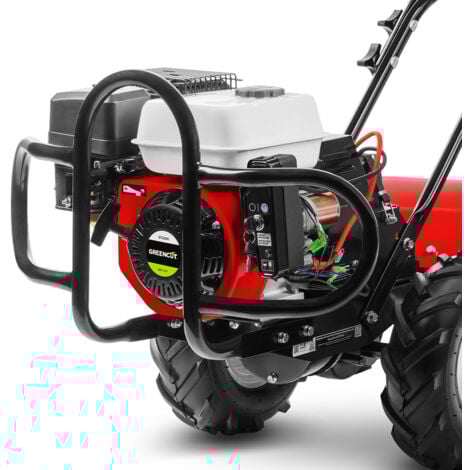 Motocultor de gasolina de 212cc 7cv, arranque eléctrico, ancho de trabajo 70cm, profundidad hasta 35cm - GREENCUT GTC220XE