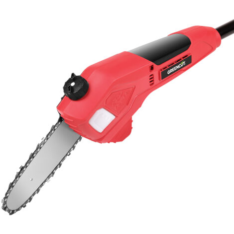 Podadora de altura de batería de litio 40V, longitud espada 170mm, distancia máxima 265cm, paso cadena 3/8" - Greencut PP400L