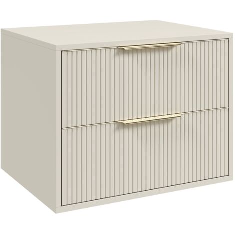 Mueble lavabo Rimini 60 cm - Cashmere - Mueble de baño con cajon