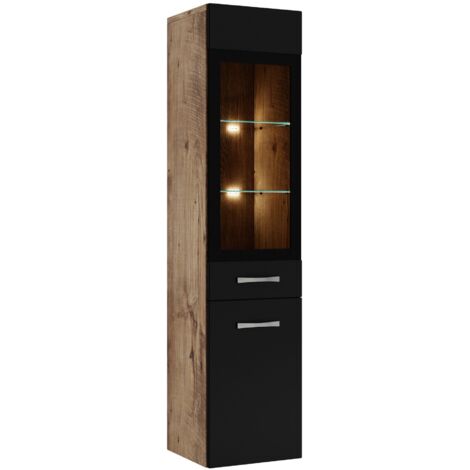 Columna de baño Rio 30 x 30 x 131 cm - Roble castaño con acabado