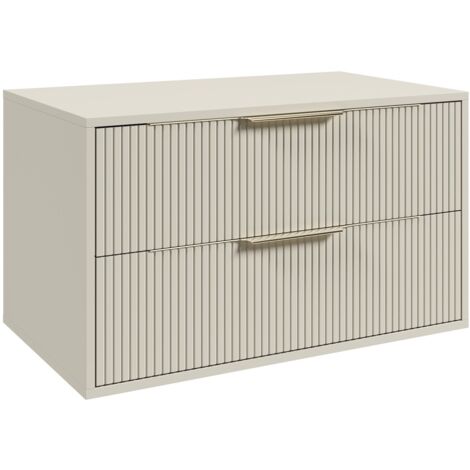 Mueble lavabo Rimini 80 cm - Cashmere - Mueble de baño con cajon