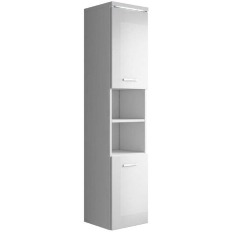 Badplaats Columna de baño Paso 35 x 35 x 160 cm - Blanco alto br