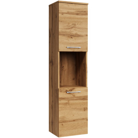 Badplaats Columna de baño Montreal 30 x 30 x 131 cm - Roble - Mu