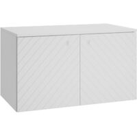 Mueble bajo lavabo Orlando 80 x 44 x 46 cm - Blanco mate - Muebl