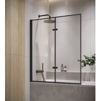 Mampara de baño Medal 120 x 140 cm - Negra - Mampara de baño Gir