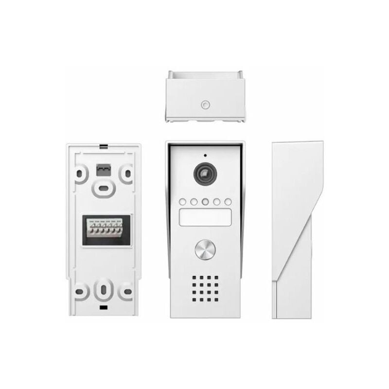 Elettrico-store materiale elettrico online al miglior prezzo - Kit  Videocitofono Bifamiliare 2 Monitor 7 Pollici WiFi 2 Bussate Gestibile da  app Tuya SmartLife