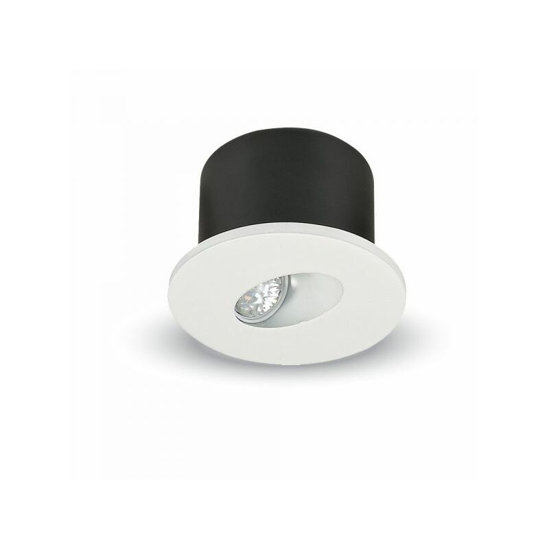 Lampada spot incasso faretto vetrina segnapassi punto luce LED 3W 220V IP20