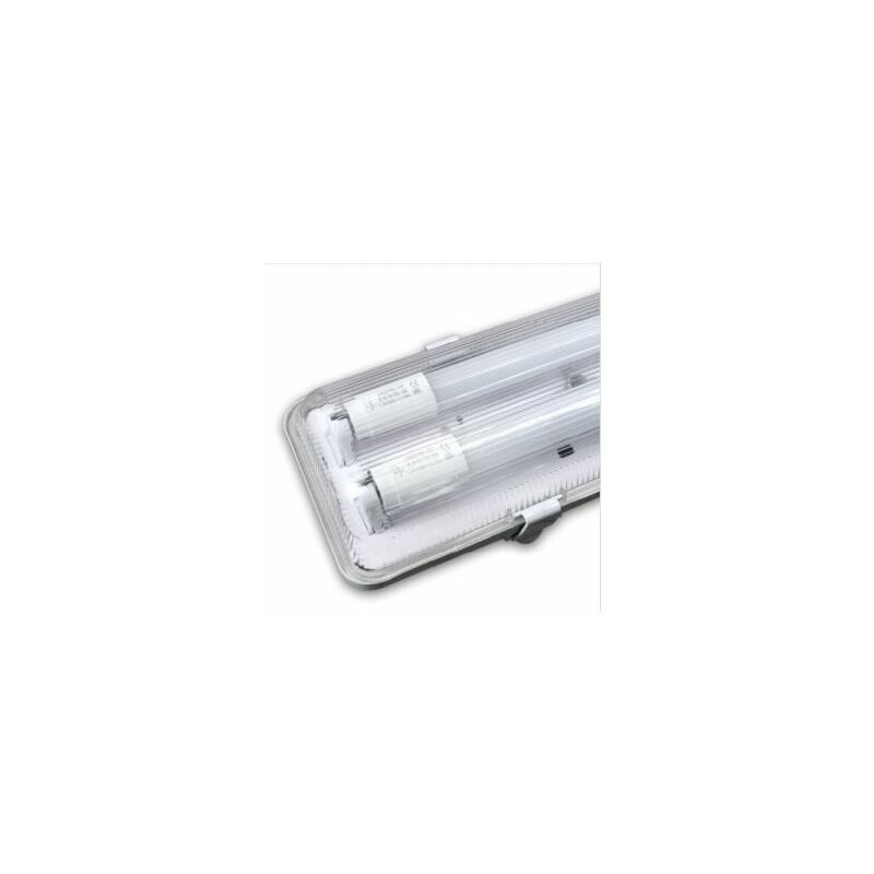 Plafoniera Stagna Led Doppia Impermeabile Da Esterno Senza Tubi Led T Da Cm Ip