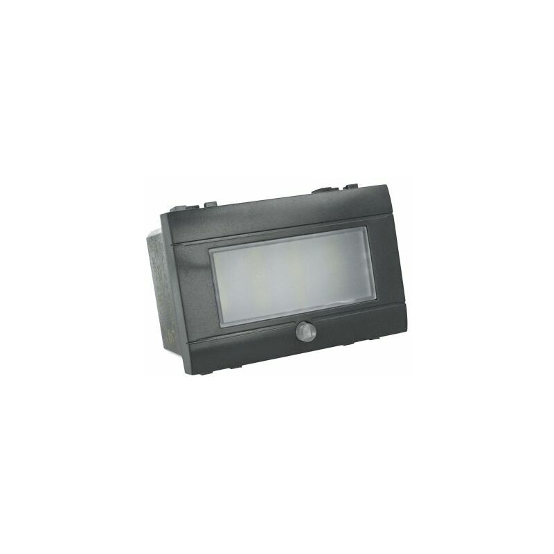 Lampada Emergenza Led Segnapasso 503 3M Moduli 220V Nero