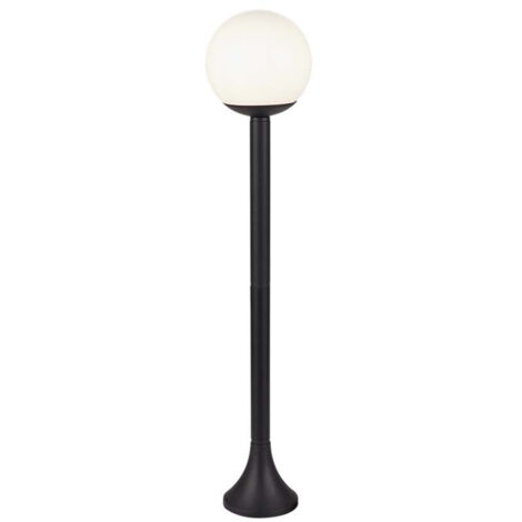 V-TAC Lampada da Terra a sfera con Portalampada E27 Colore Nero Opaco h:97cm IP44 (1/5)