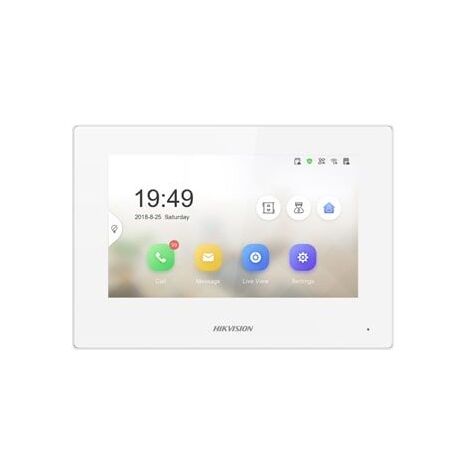 Monitor Interno 7 Pollici Videocitofono 2 Fili controllo mobile tramite APP Hik-Connect