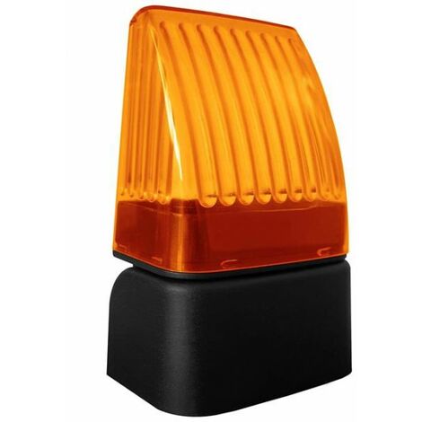 Lampeggiante Segnalatore LED luminoso universale snodato/rotante a led 12/24 e 230V
