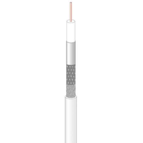 Cavo Antenna TV Coassiale PAS4025103 PVC 5mm 100mt