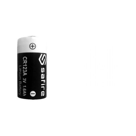 Safire Batteria CR123A Voltaggio 3.0V Litio Capacità nominale 1600 mAh Compatibile con i prodotti a catalogo