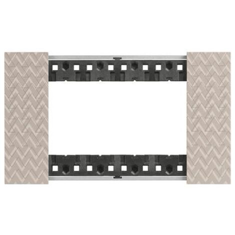 Bticino Living NOW Placca 504 4P Moduli OPTIC KA4804MM