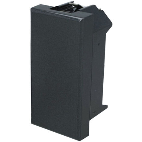 Copriforo Falso Polo Tappo 1M 1 Pezzi Nero Antracite Compatibile Bticino Axolute SD20000