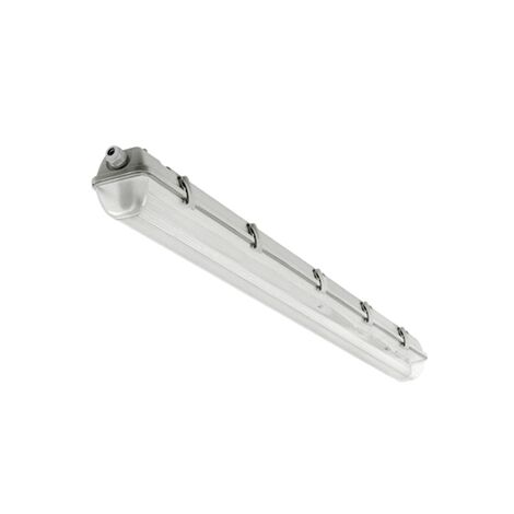 PLAFIONERA STAGNA LED SINGOLA IMPERMEABILE DA ESTERNO SENZA TUBO LED T8 DA 120cm IP65