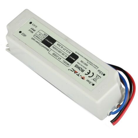 V-TAC VT-21030 Alimentatore in Plastica 30W 12V Colore Bianco IP67 SKU 3271