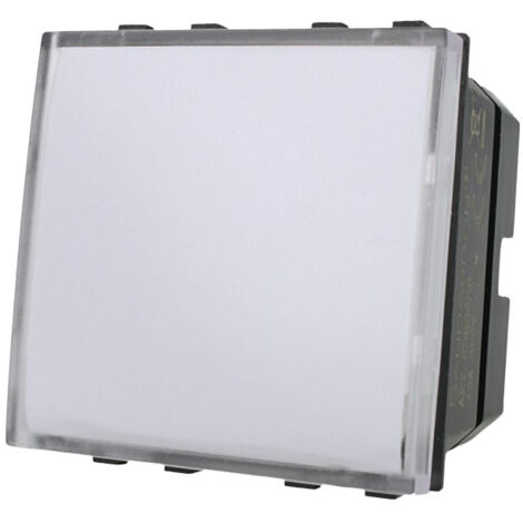 Pulsante Porta Nome 1P nero Compatibile Living
