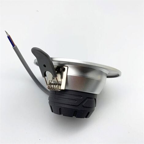 Faretto Pannello LED 6W da incasso diametro 100mm ARGENTO