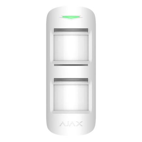 AJAX AJMPO MotionProtect Outdoor Rilevatore di movimento wireless 868MHz da esterno con anti-mascheramento avanzato e immunità agli animali domestici bianco AJ12895