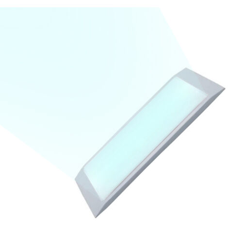 Lampada led di emergenza da muro per Parete 4w luce fredda 6500K Compatta slim