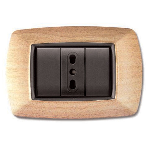 Placca MyLife 503 3 moduli betulla ECL2983BT